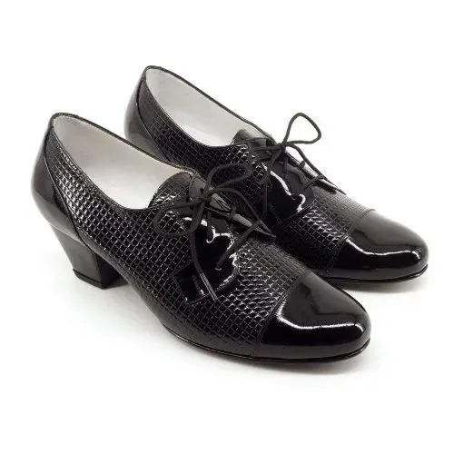 Noble Tie Shoe Negro
