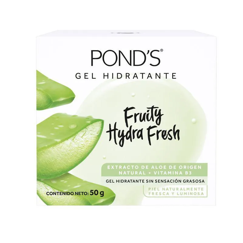 Gel Hidratante Ponds Fruity Hydra Fresh Aloe Pote X 50 Gr
