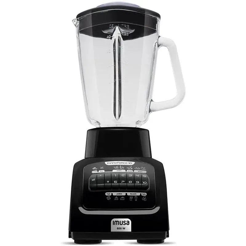 Licuadora imusa infiny force 10 velocidades negro