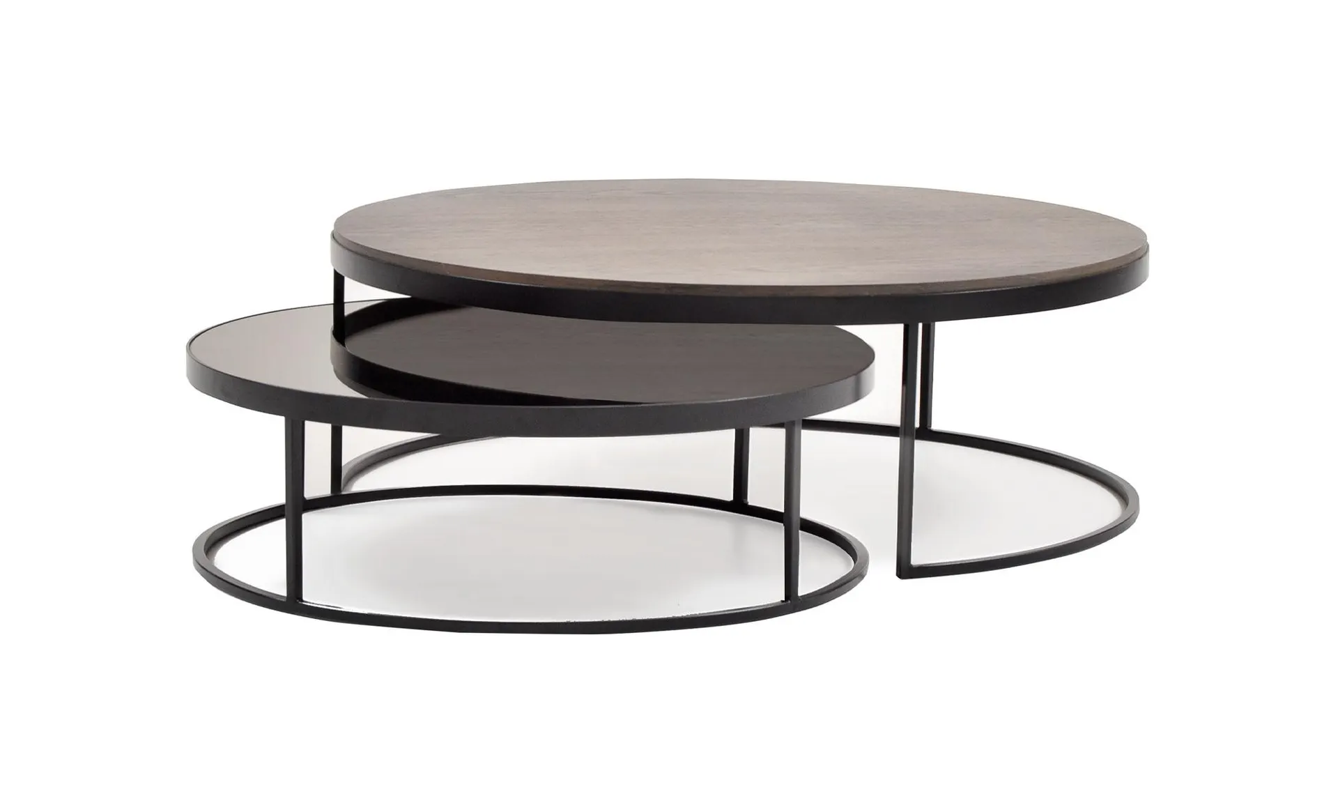 Juego De Mesas Centro Luna Mad/Esp