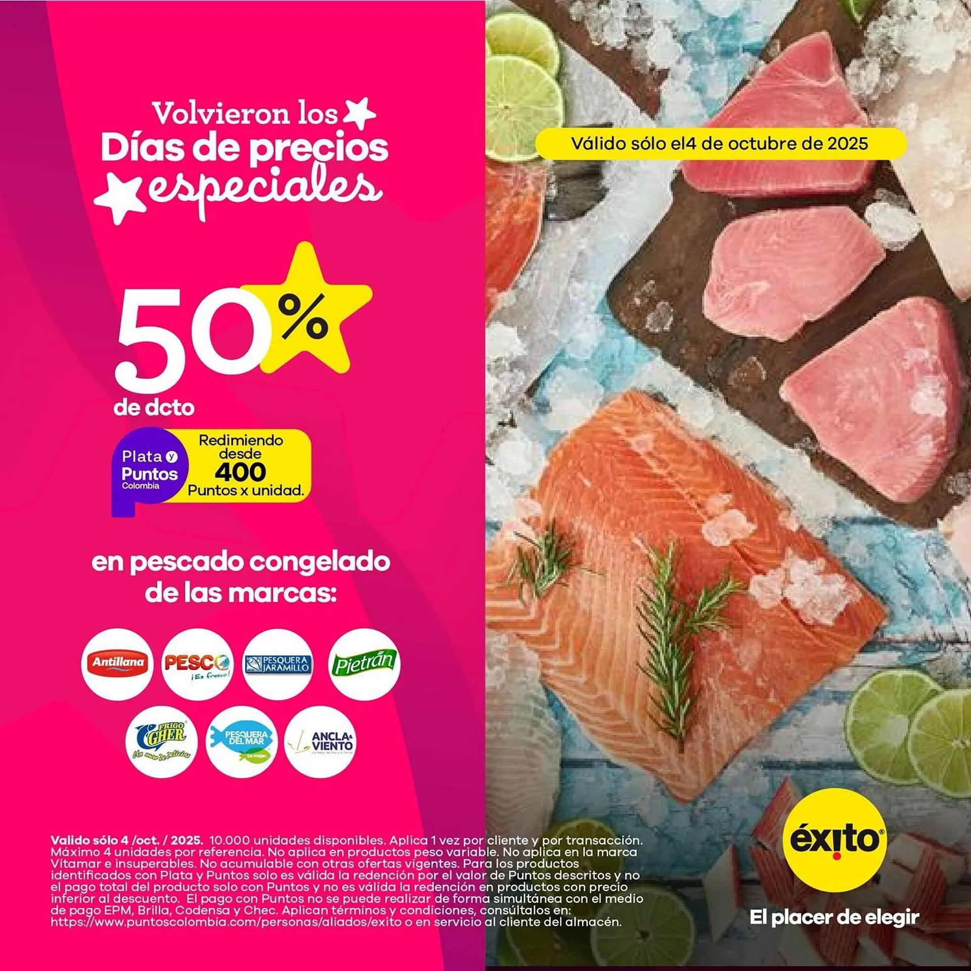 Catalogo de Catálogo Éxito 4 de octubre al 4 de octubre 2025 - Pag 1