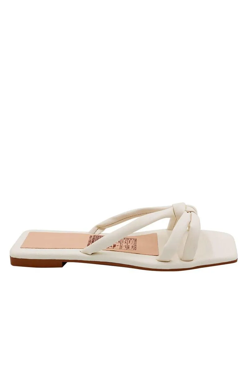 Sandalia Plana Marfil Flavia