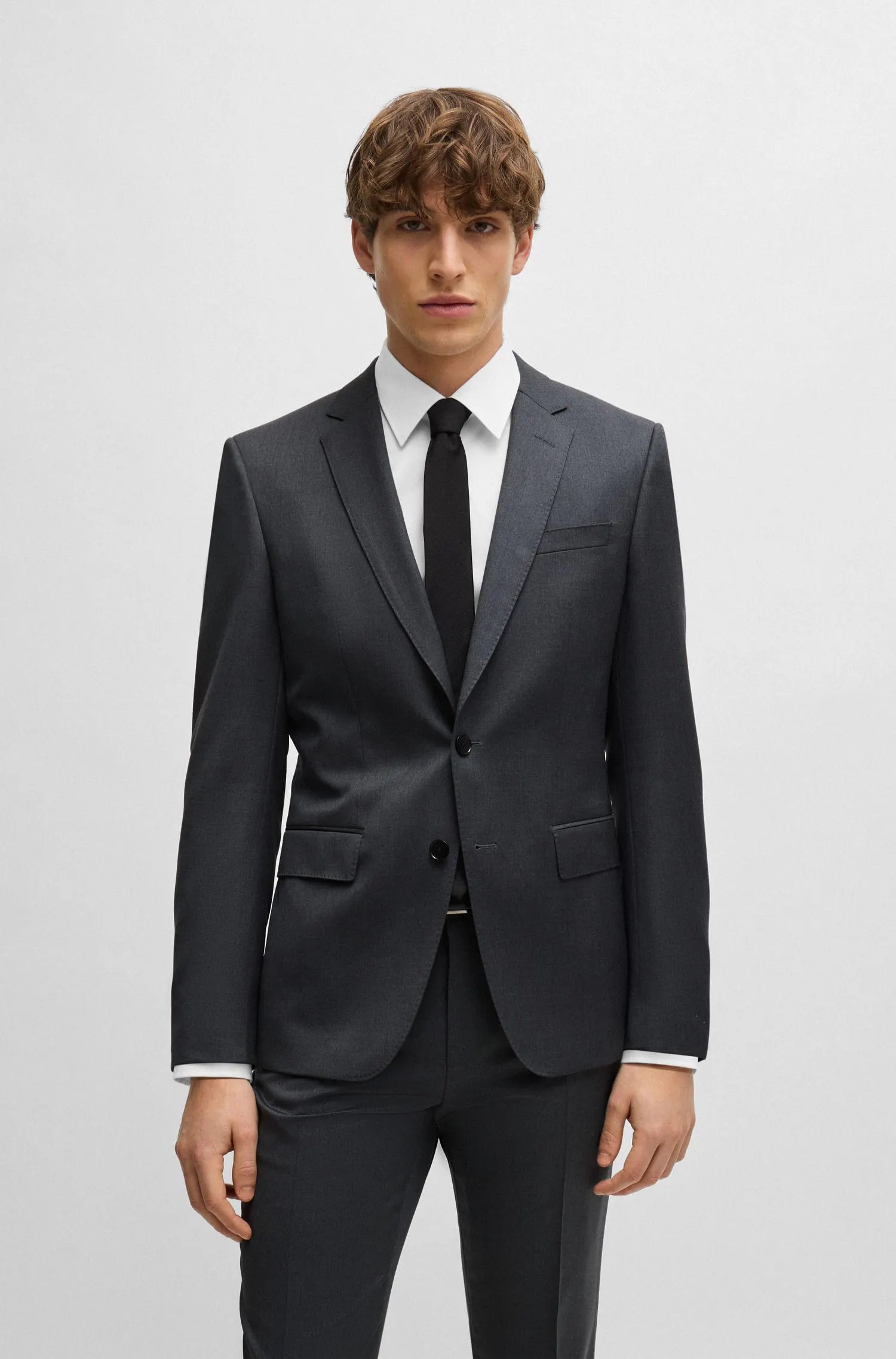 Blazer Slim Fit De Lana Hombre