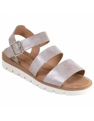 Sandalias Calle con taco tipo cuña para mujer