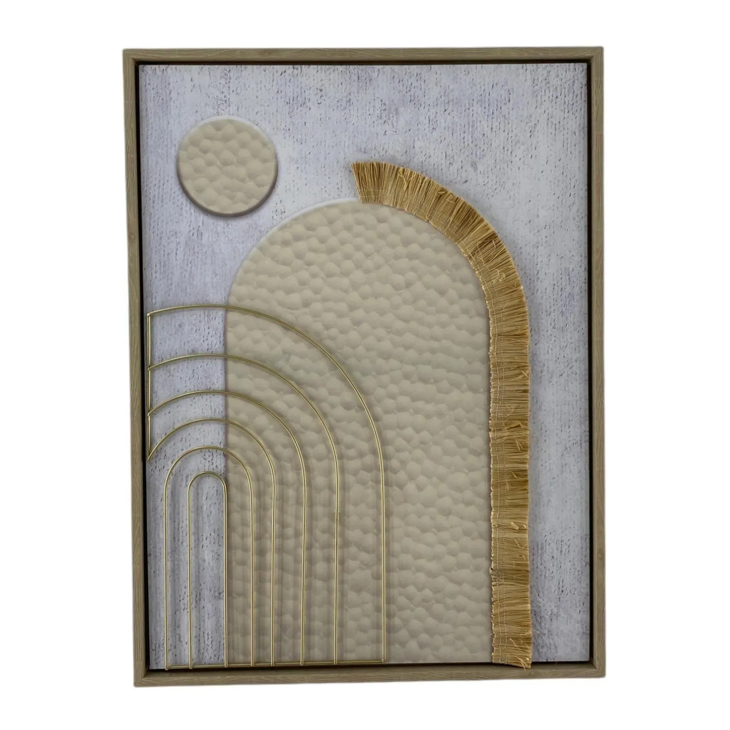 Cuadro 45X3.5X60 Beige, Rosa Mountain Living