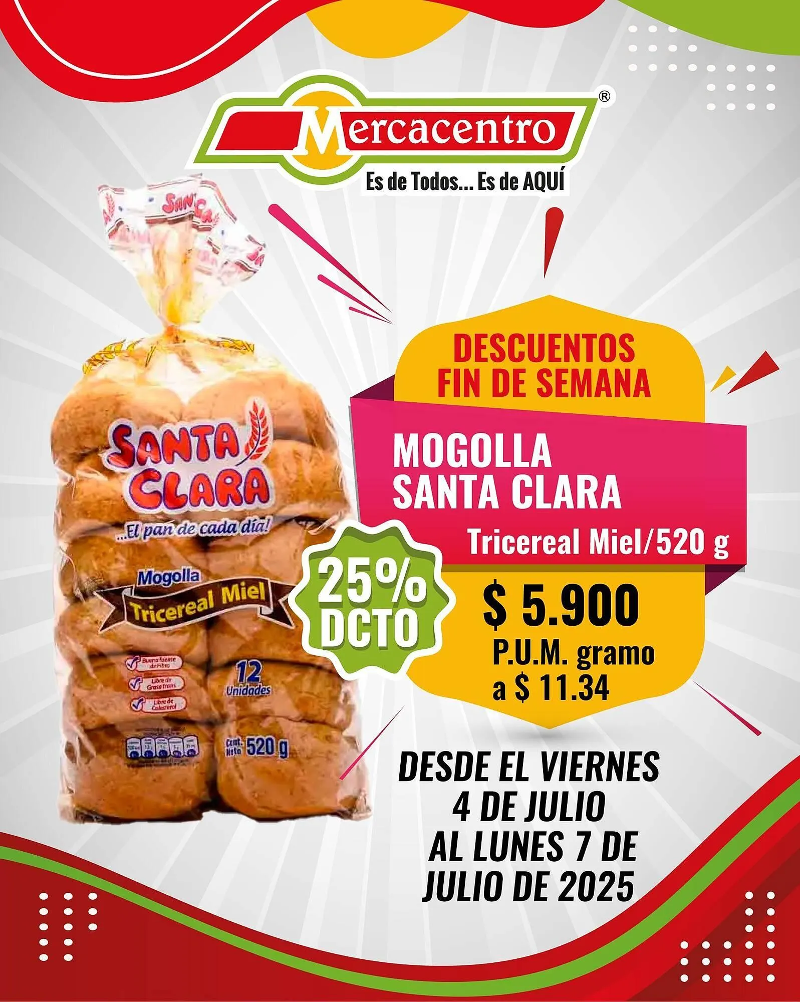 Catalogo de Catálogo MercaCentro 4 de julio al 7 de julio 2025 - Pag 3