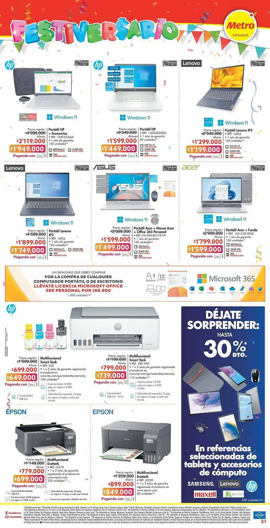 Catalogo de Catálogo Metro 14 de septiembre al 2 de octubre 2023 - Pag 31