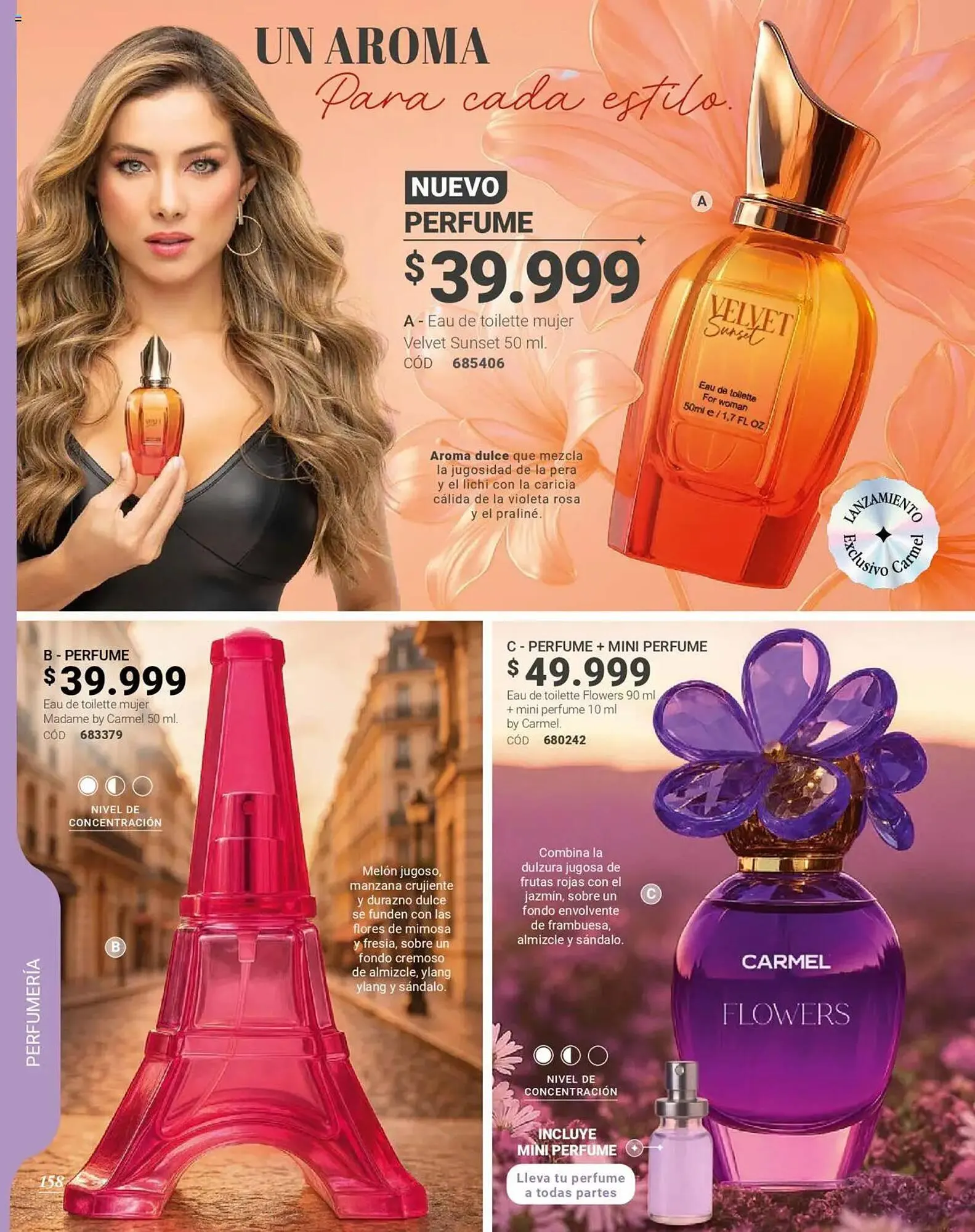 Catalogo de Catálogo Carmel 25 de septiembre al 1 de enero 2026 - Pag 160