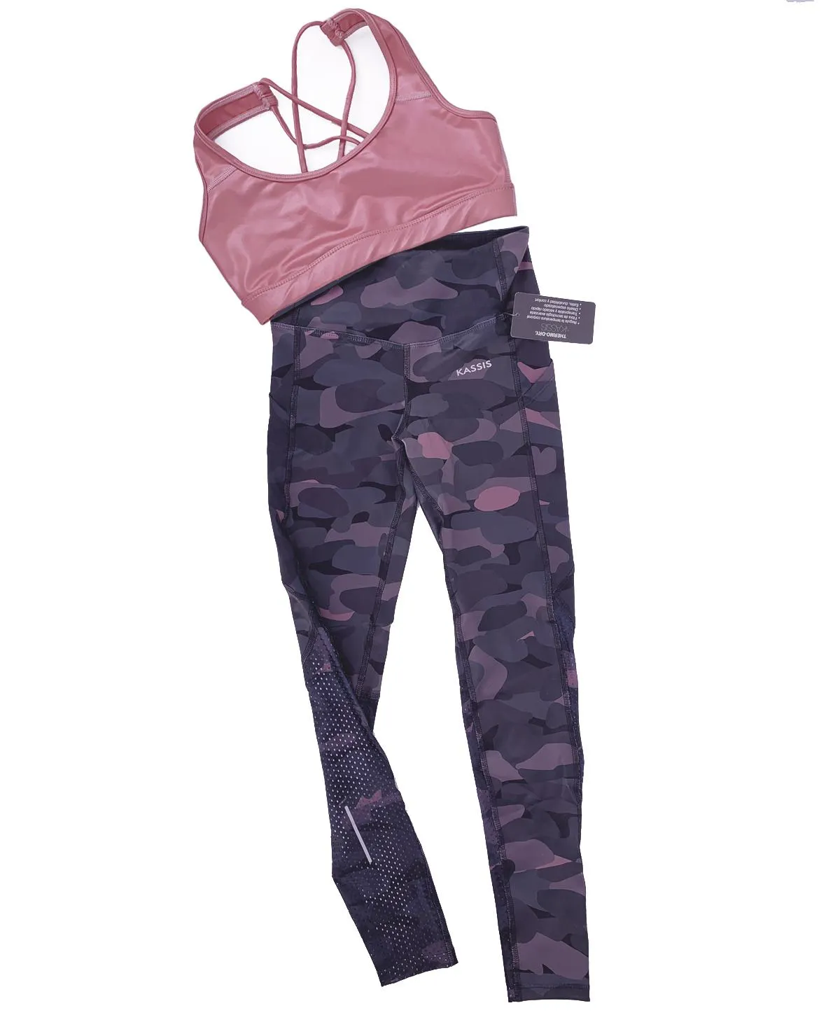 SET TOBILLERO KAMO BROWN + TOP GUAYABA