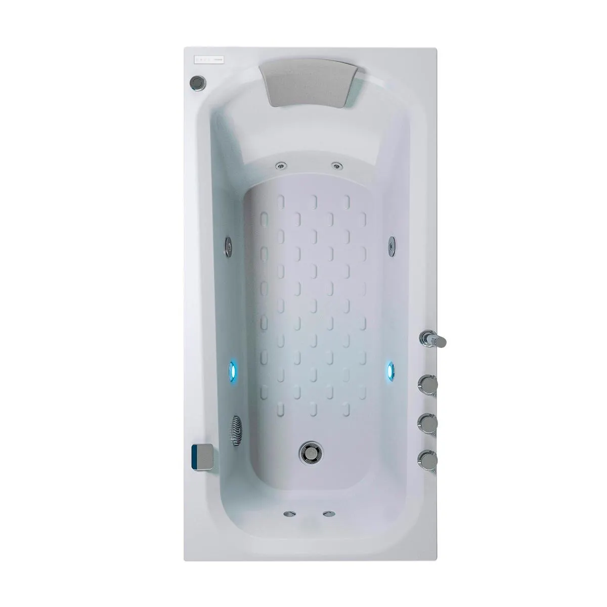 Hidromasaje americana plus derecha 152x75 blanco