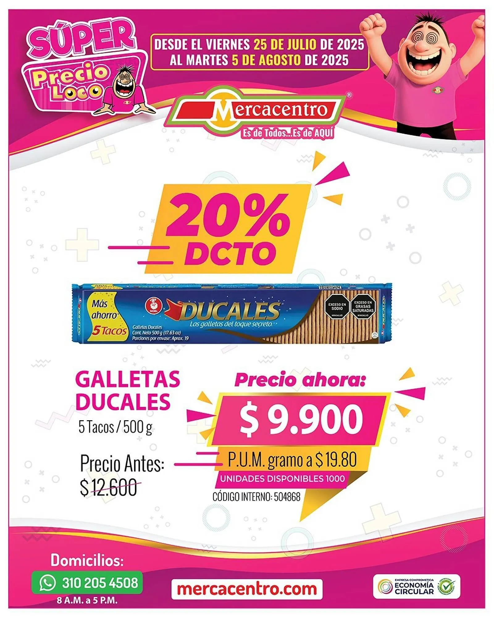 Catalogo de Catálogo MercaCentro 25 de julio al 5 de agosto 2025 - Pag 3