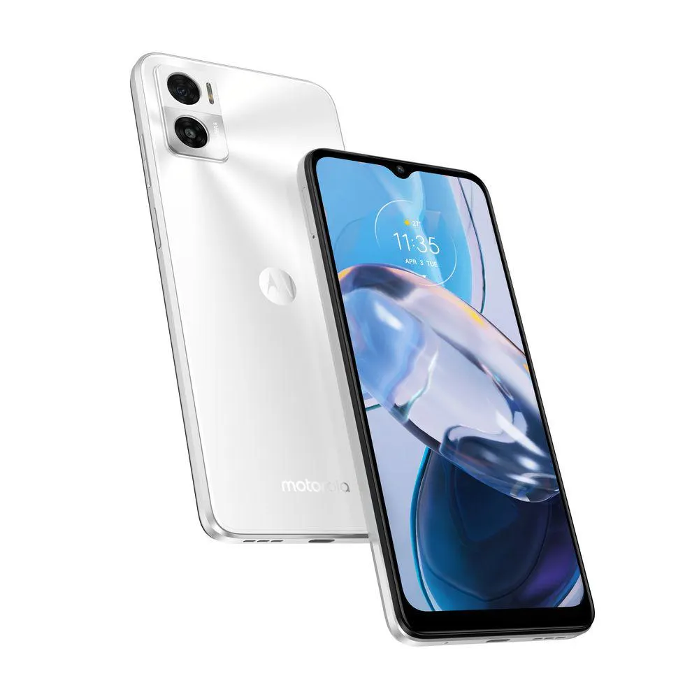 Celular MOTOROLA Moto E22 128 GB 4 GB RAM Blanco