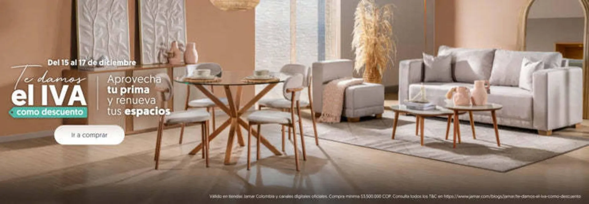 Catalogo de Catálogo Muebles Jamar 15 de diciembre al 17 de diciembre 2025 - Pag 1