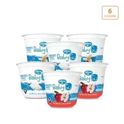 Yogurt Alpina BabyGu multisabor x6unds x113g