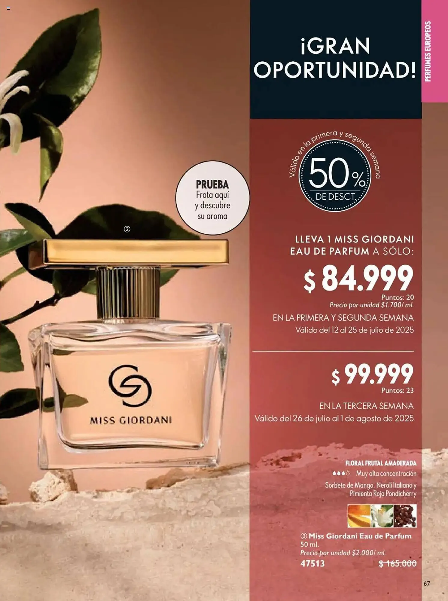 Catalogo de Catálogo Oriflame 12 de julio al 2 de agosto 2025 - Pag 67