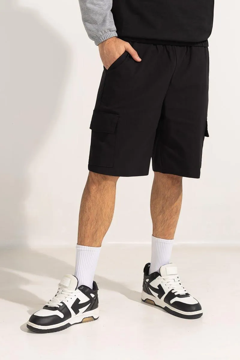 BERMUDA TIRO MEDIO Negro