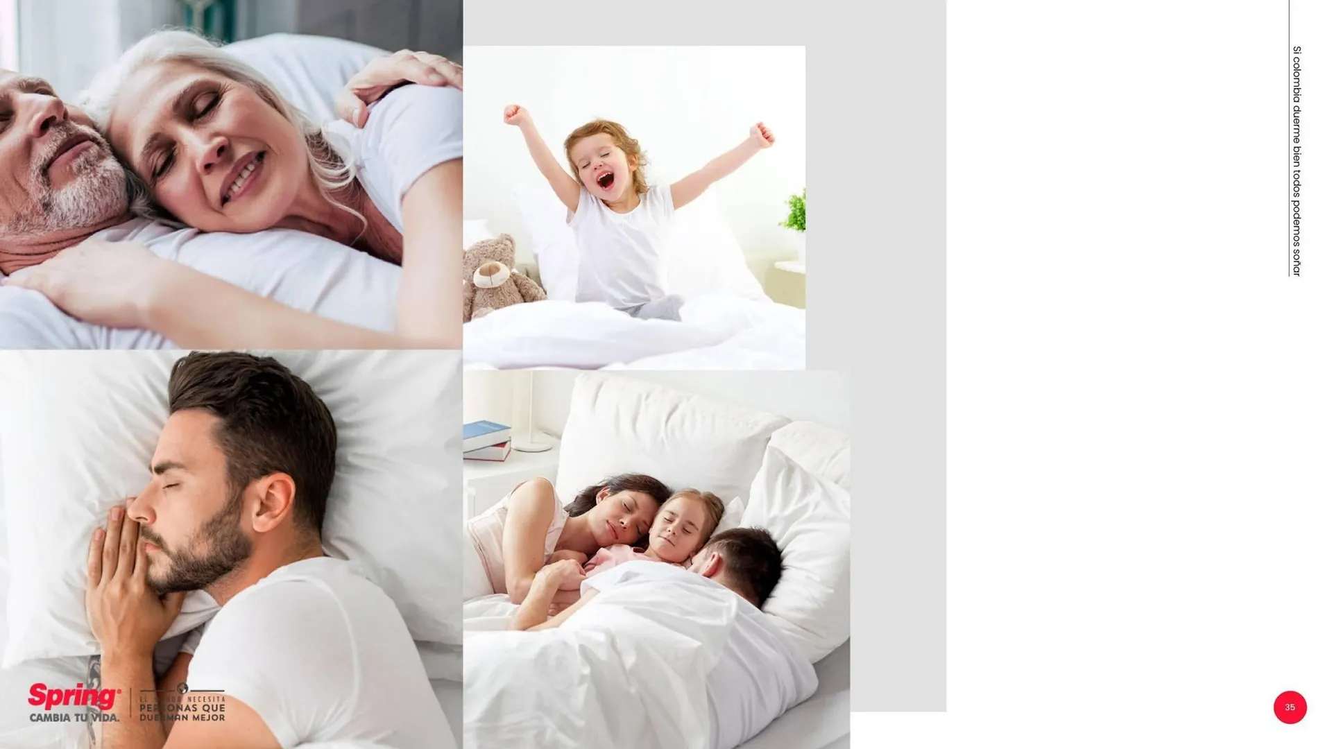 Catalogo de Catálogo Colchones Spring 3 de septiembre al 30 de septiembre 2025 - Pag 35