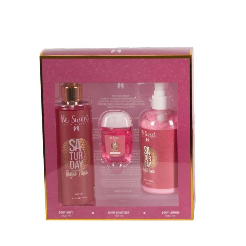 Kit Be Sweet Saturday Night Fever Body Lotion-Body Mist
