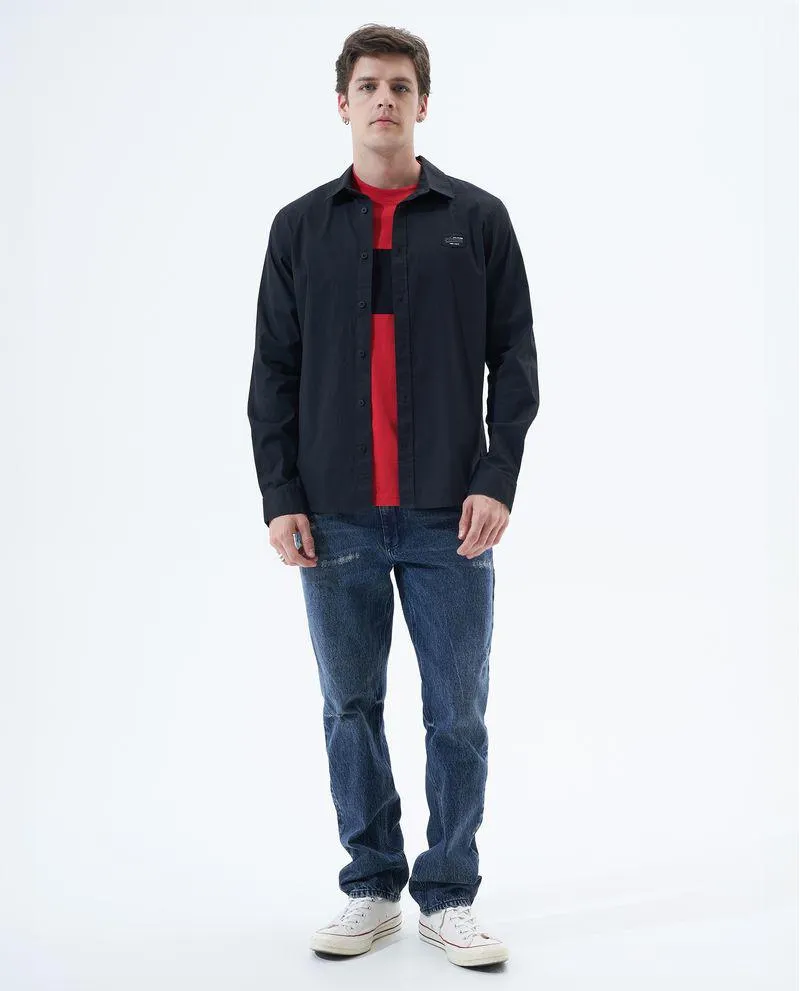 Camisa manga larga para hombre