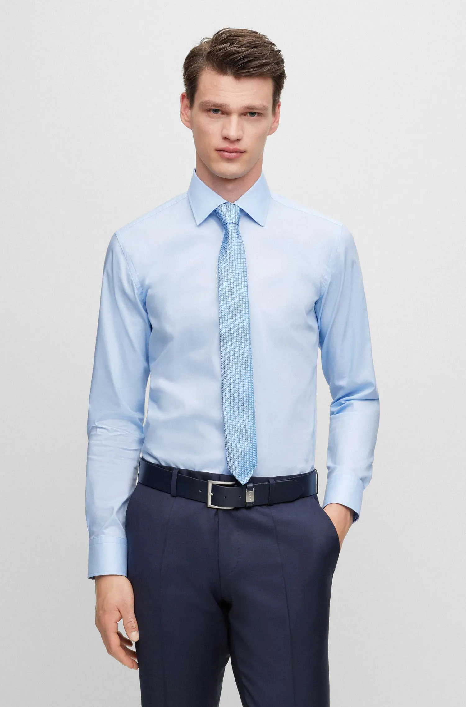 Corbata Con Micromotivo Hombre