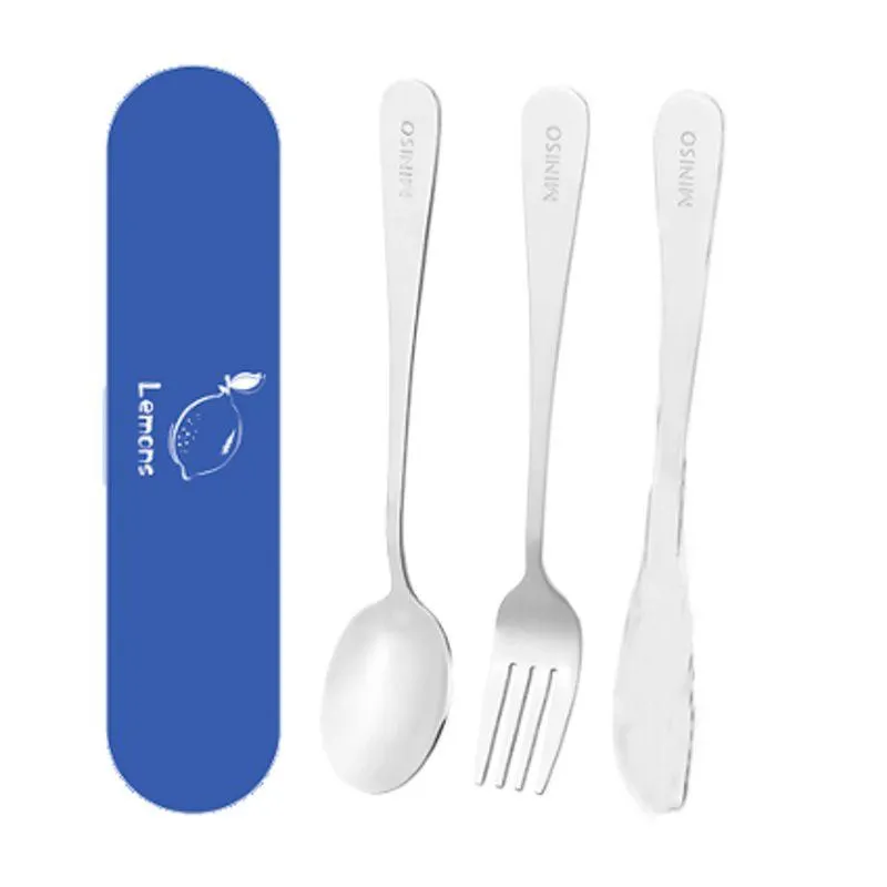 Kit De Cubiertos Fruit Series De Limon 4 Pzas