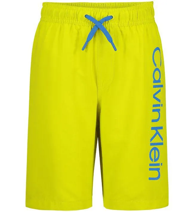 Bermuda Con Logo Calvin Klein Niño Amarillo