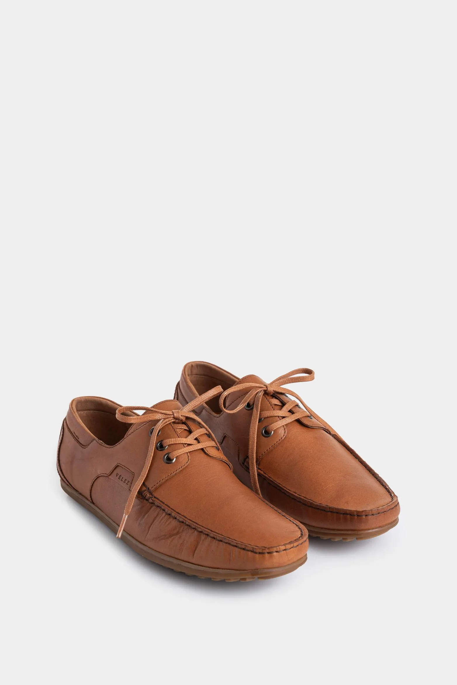 Zapatos cordón de cuero nautico