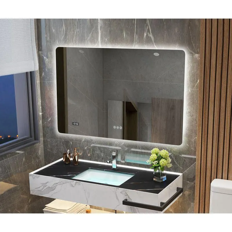 Espejo 120cm Minimal Led Rectangular Pla