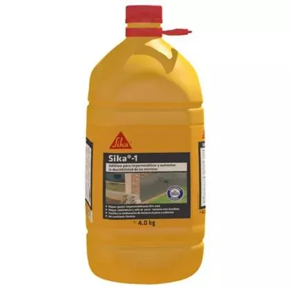 Sika-1 Aditivo Impermeabilizante Para Morteros 4kg