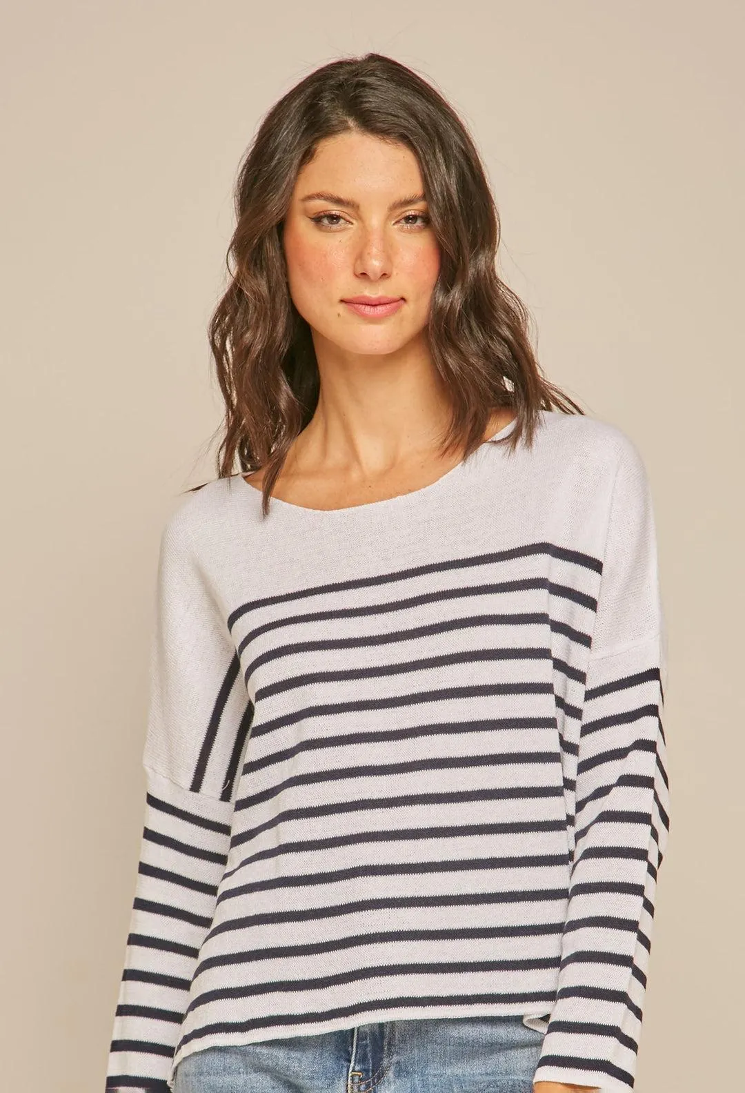 Blusa Tejida Rayas Mujer - SALE