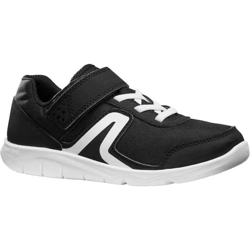 Tenis Deportivos Tira Velcro Niños PW 100 Negro