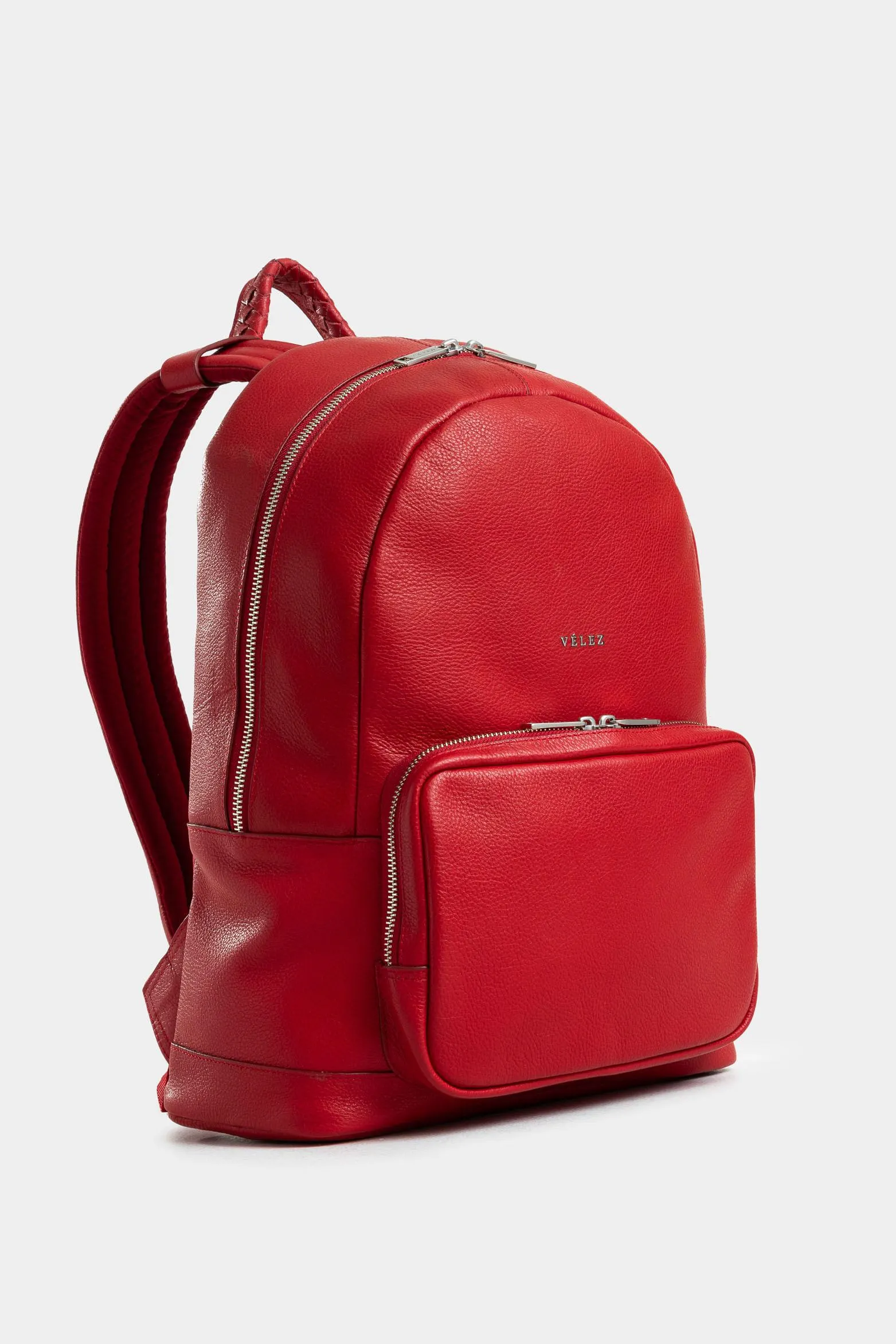 Morral Alava de cuero para mujer asa trenzada