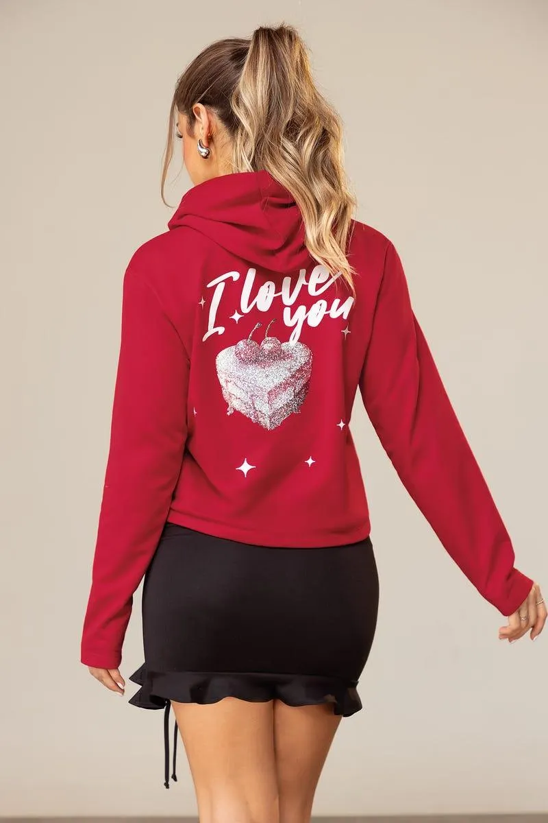 BUZO MANGA LARGA Rojo