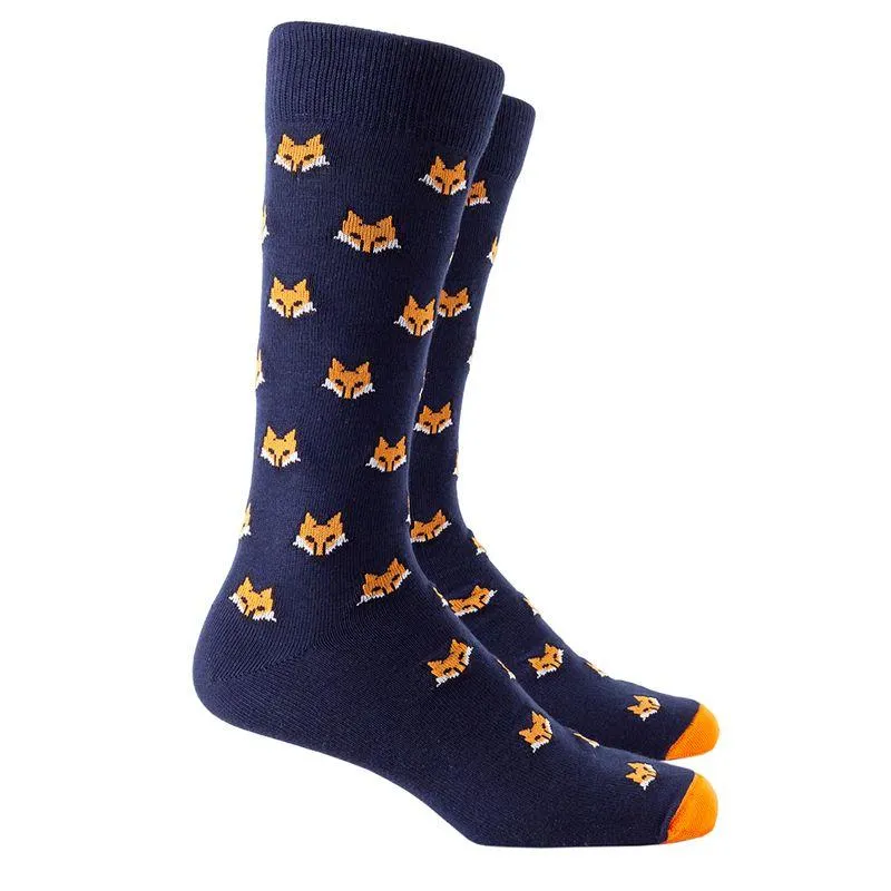 MEDIAS CASUAL BASSTO ZORROS AZUL