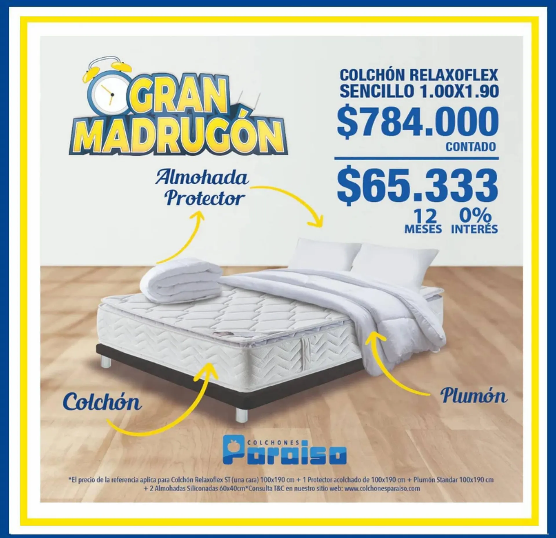 Catalogo de Catálogo Colchones Paraiso 8 de septiembre al 11 de septiembre 2023 - Pag 2