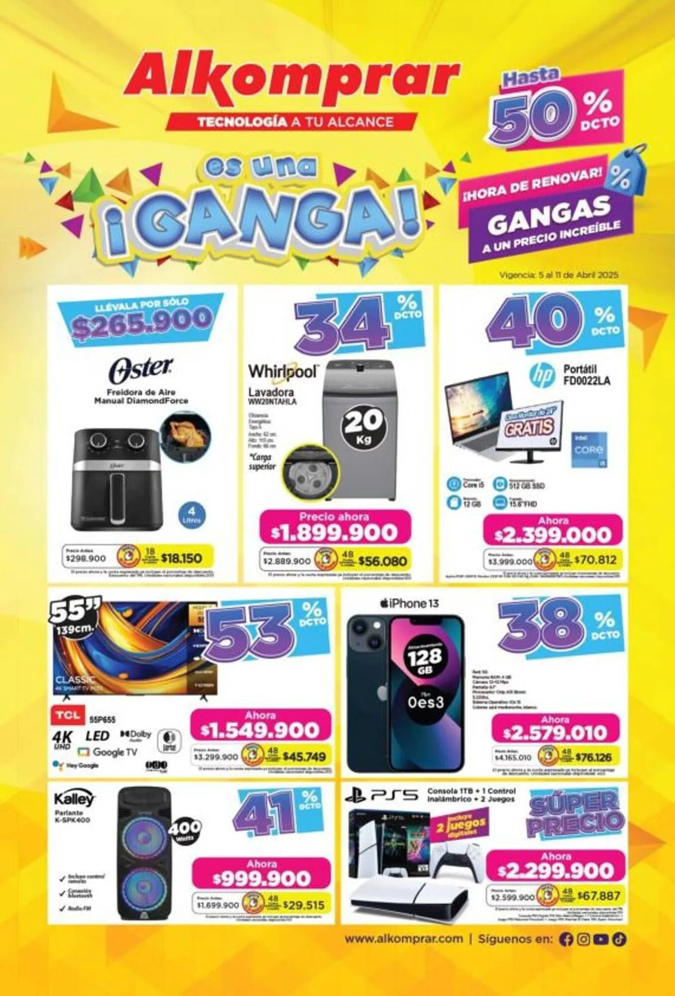 Catalogo de Catálogo Alkomprar 5 de abril al 11 de abril 2025 - Pag 1
