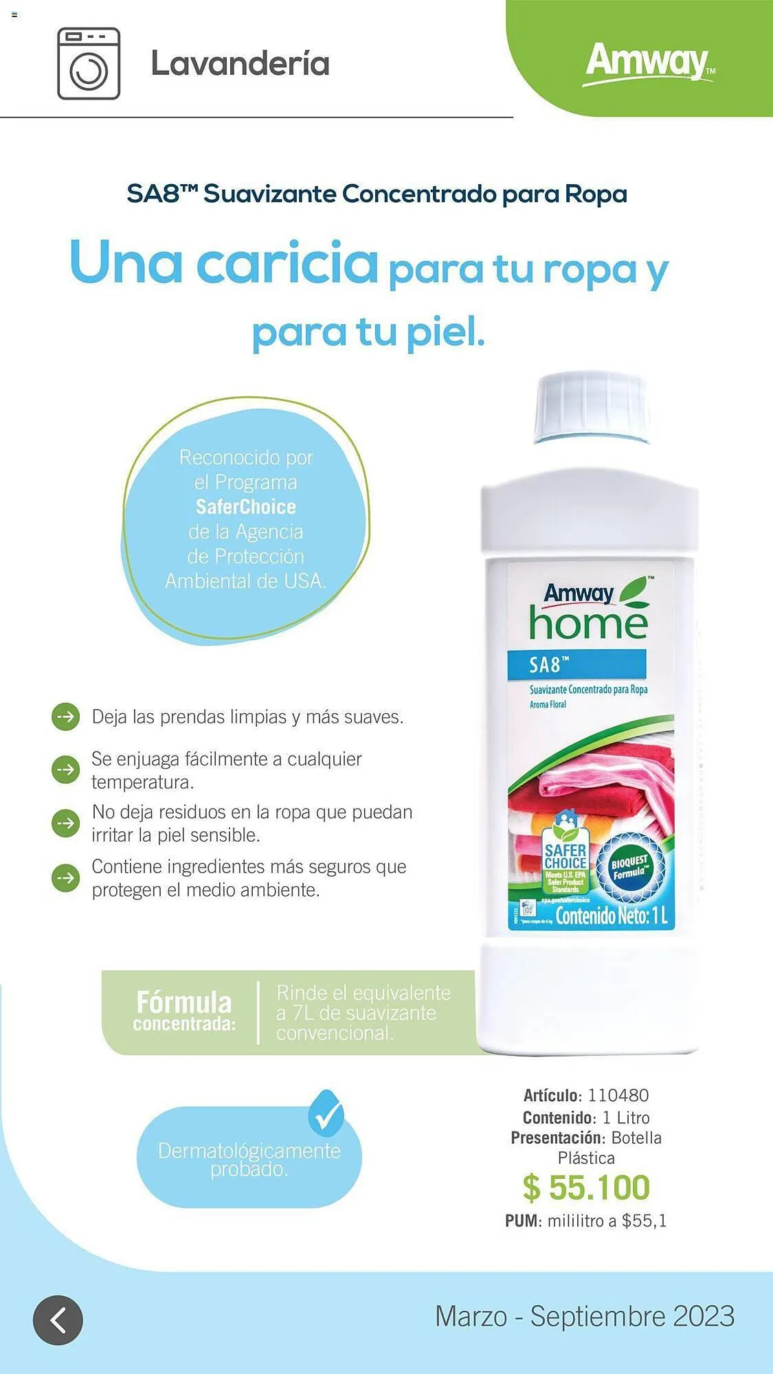 Catalogo de Catálogo Amway 31 de marzo al 1 de septiembre 2023 - Pag 10