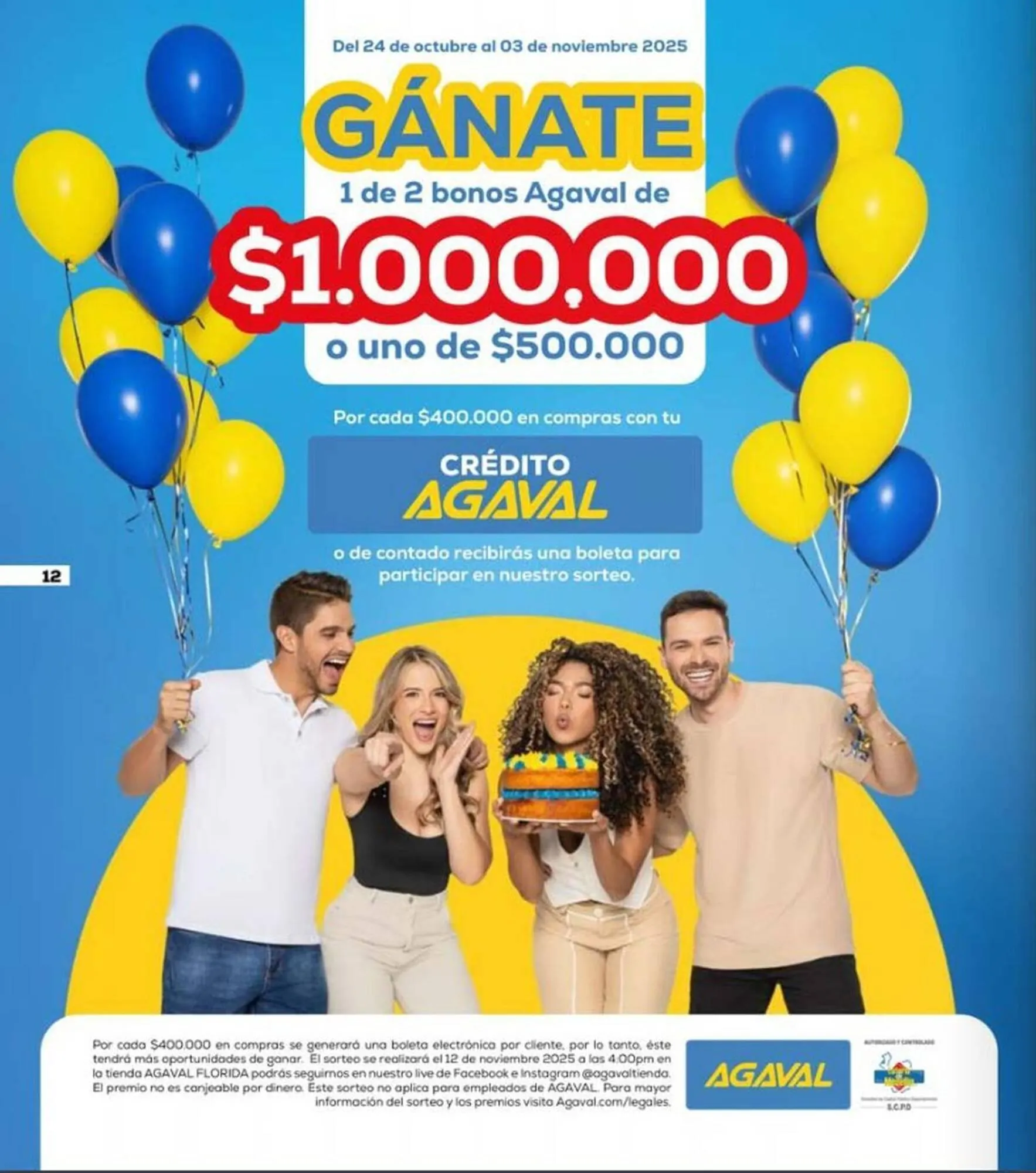 Catalogo de Catálogo Agaval 24 de octubre al 3 de noviembre 2025 - Pag 12