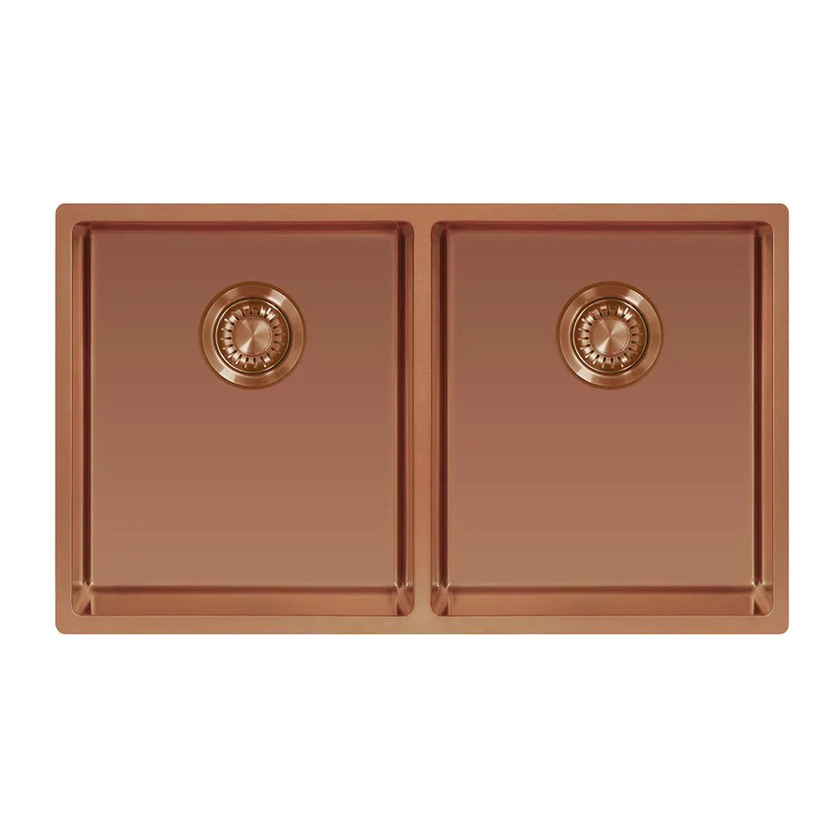 Lavaplatos Doble Poceta Venus De 86Cm En Acero Inoxidable Color Bronze Cohelum