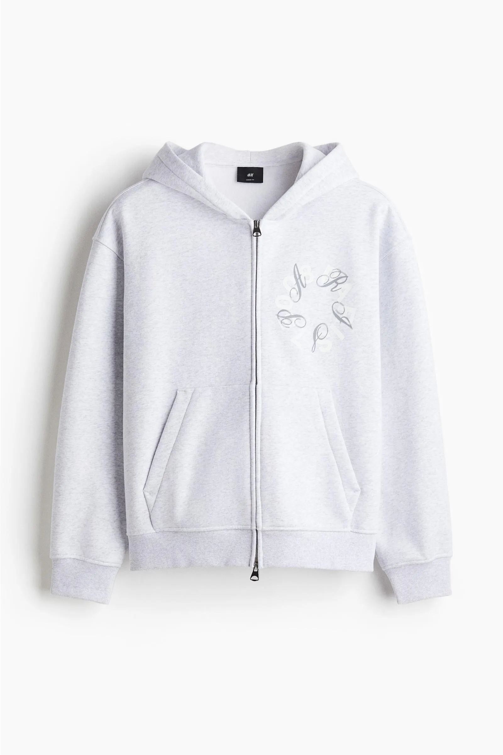 Hoodie Loose Fit con cremallera