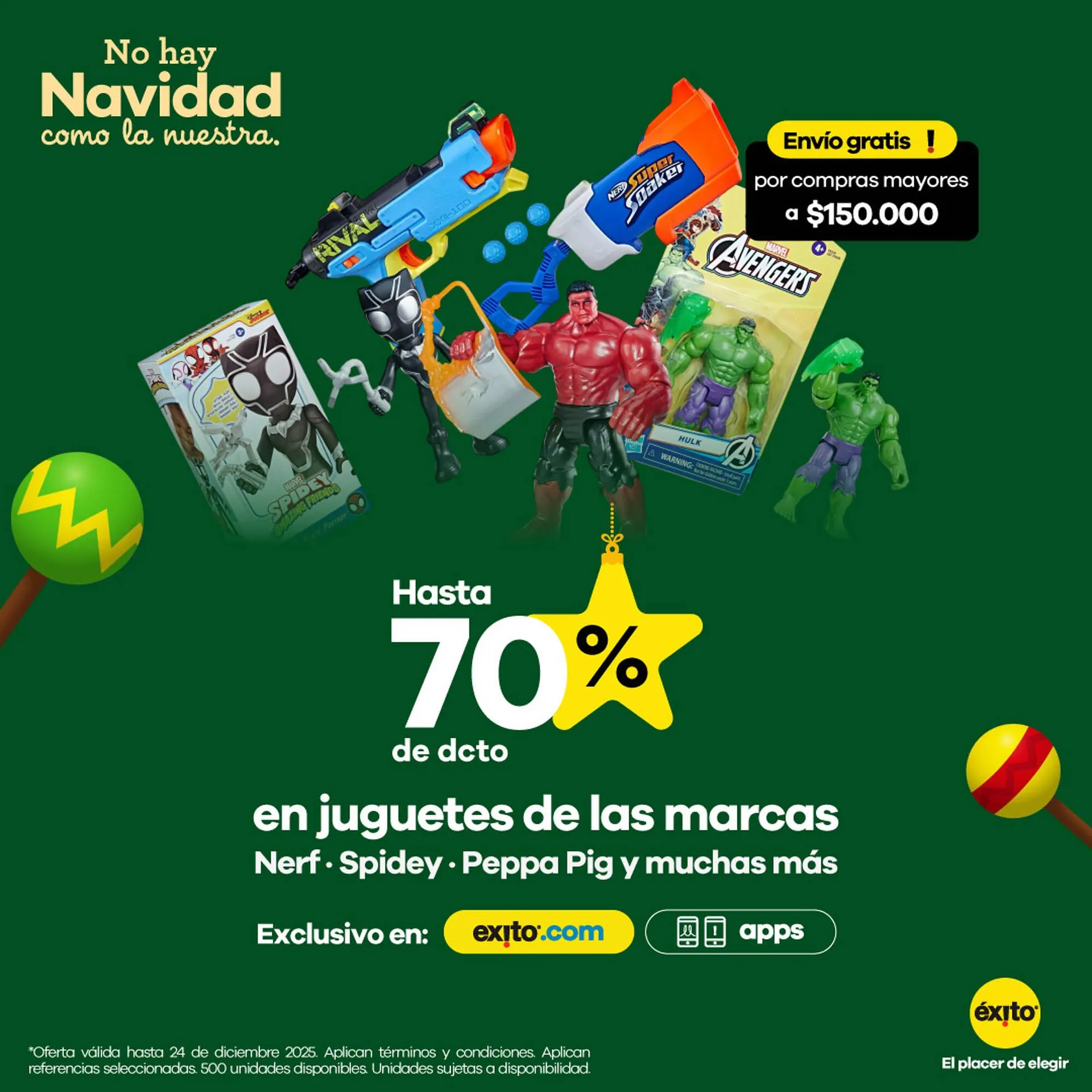 Catalogo de Catálogo Éxito 18 de diciembre al 24 de diciembre 2025 - Pag 1