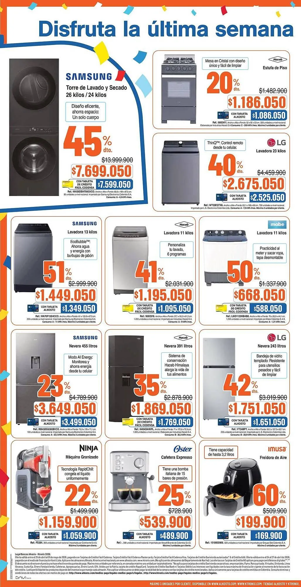 Catalogo de Catálogo Alkosto 25 de abril al 1 de mayo 2026 - Pag 8