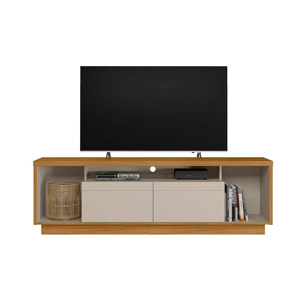 Carro Tv Cronos Mdp Nature/Off White Hasta 75"