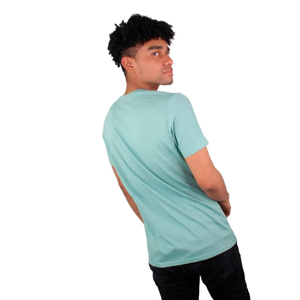 Camiseta Cuello Redondo Hombre Lec Lee Verde Claro