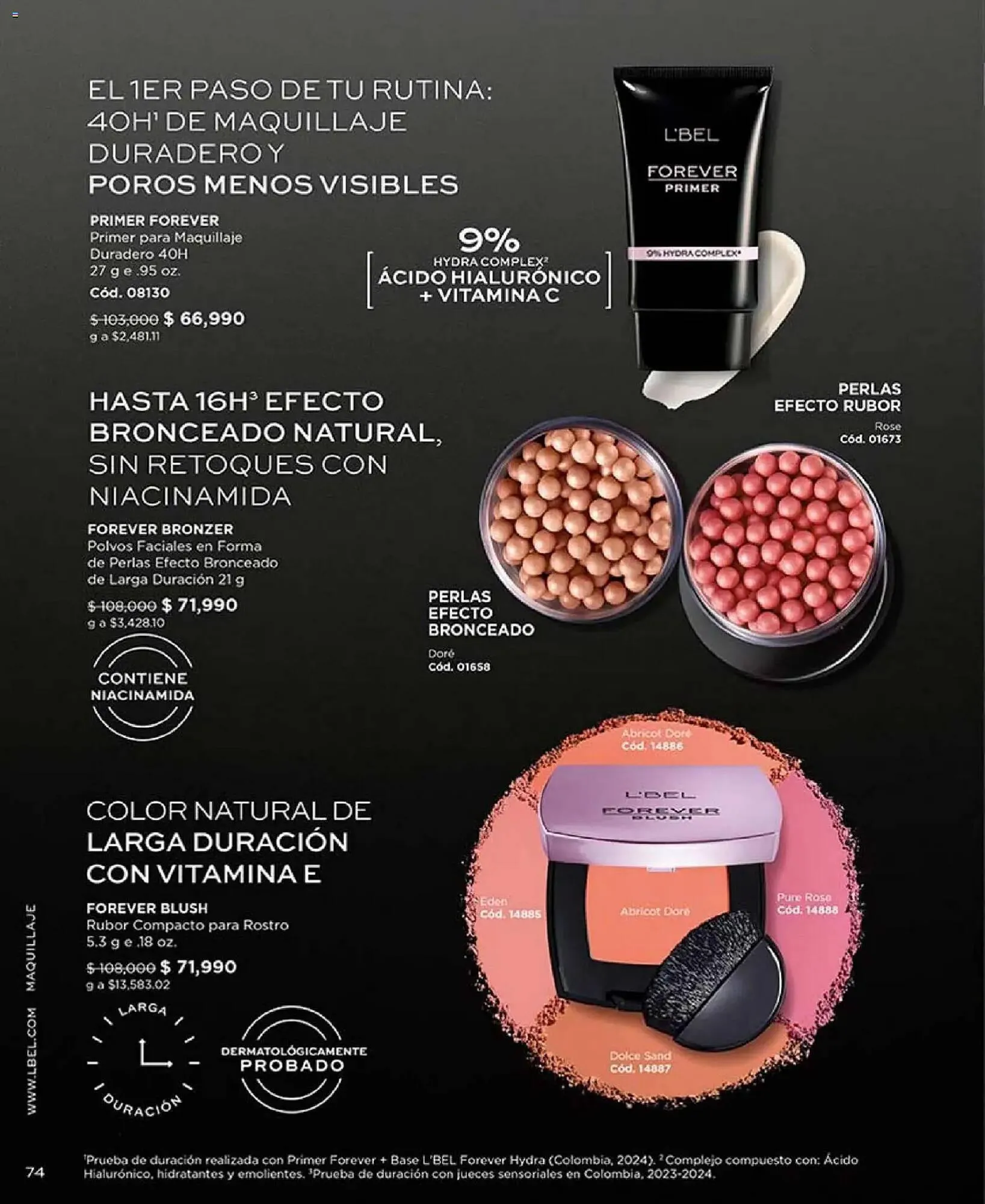 Catalogo de Catálogo L'bel 6 de enero al 15 de febrero 2026 - Pag 74