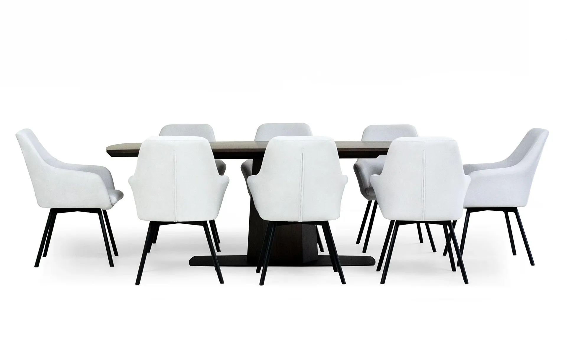 Mesa Comedor Napoles + 8 Sillas Turin P/N