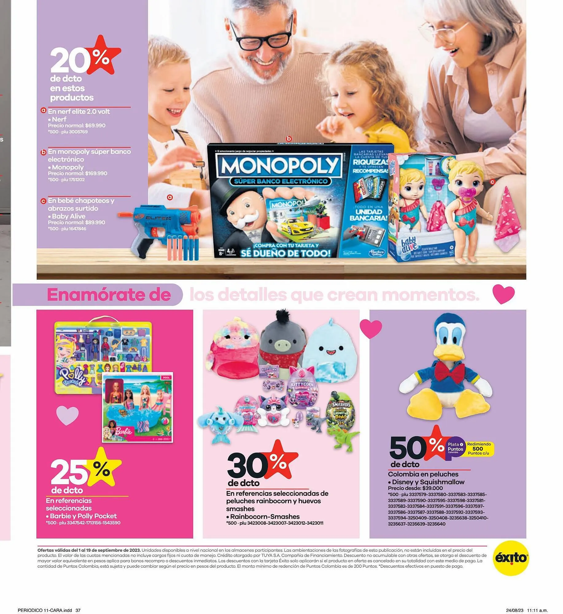 Catalogo de Catálogo Éxito 1 de septiembre al 19 de septiembre 2023 - Pag 37