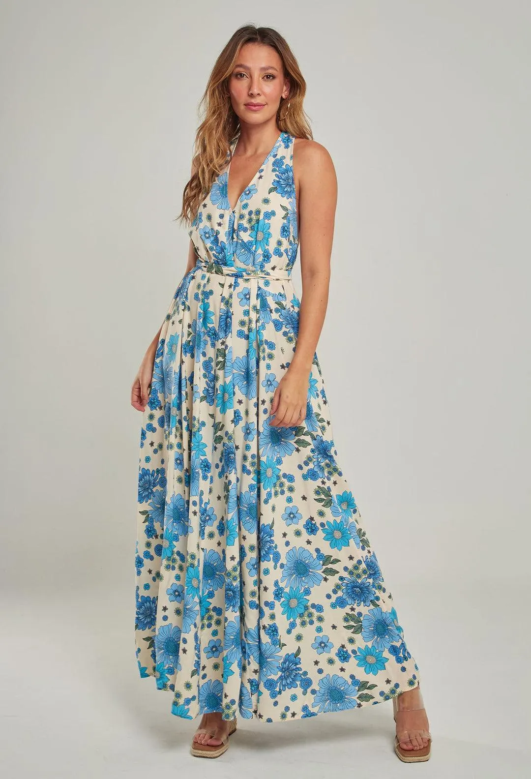 Vestido Largo Estampado Multiway - SALE