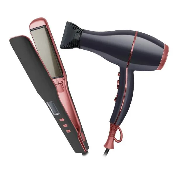 Combo Plancha De Cabello + Secador MARSALA