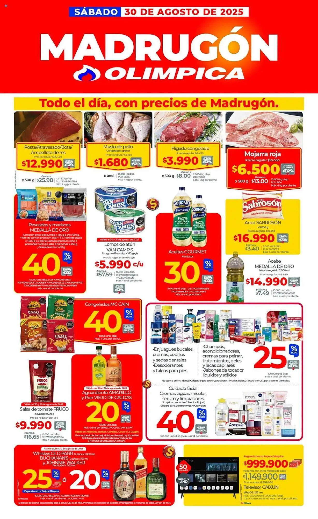 Catalogo de Catálogo Olímpica 28 de agosto al 30 de agosto 2025 - Pag 1